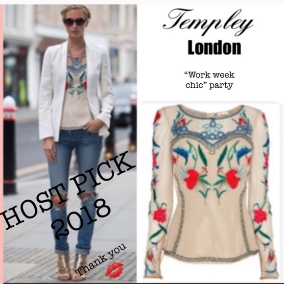 Temperley London Tops - 🎰🎉HOST PICK🎉Temperley Eliah flower top